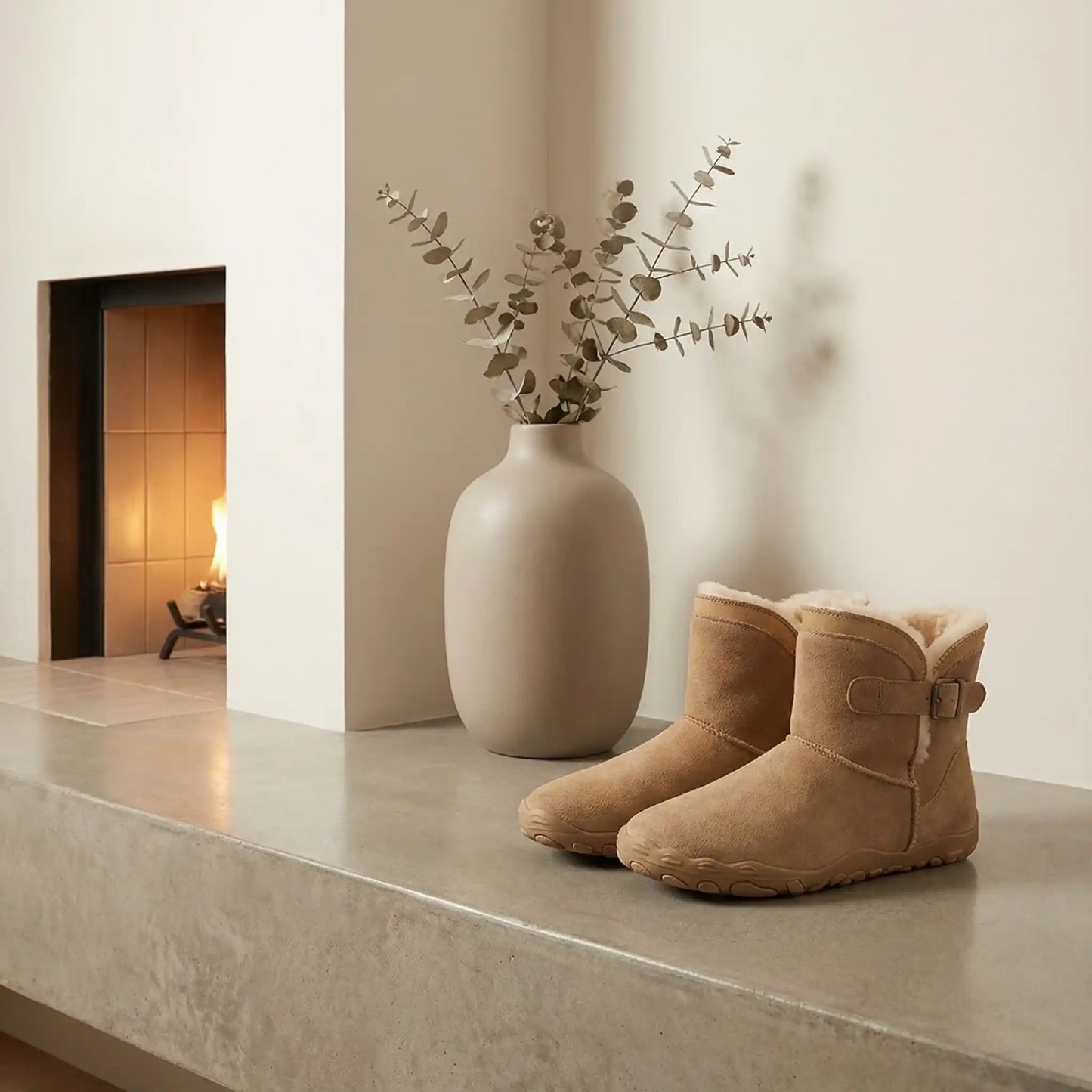 [NOUVEAU] Cozycloud – Chaussures Minimalistes Doublées Fourrure & Ergonomiques pour Femme - Neptune Footwear