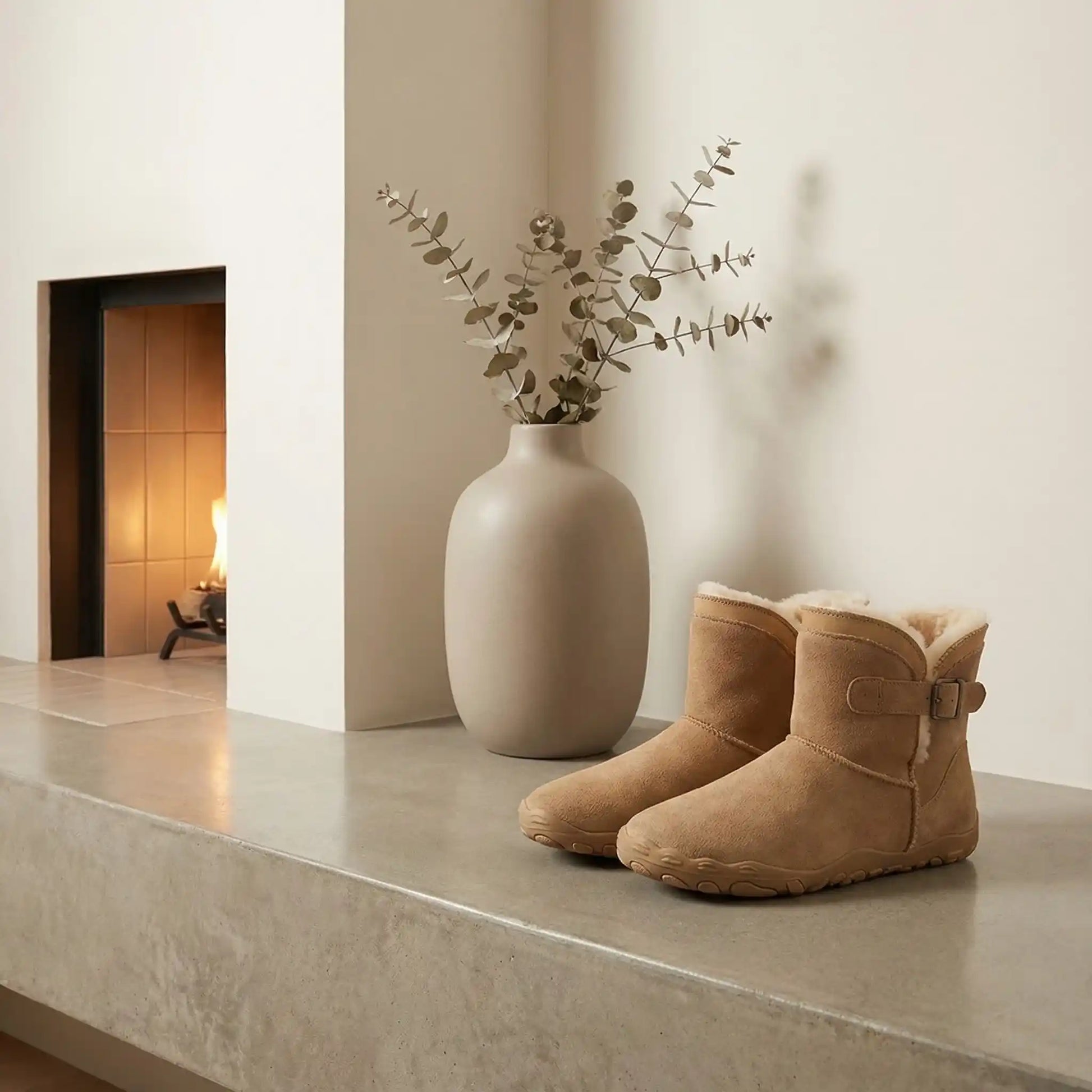 [NOUVEAU] Cozycloud – Chaussures Minimalistes Doublées Fourrure & Ergonomiques pour Femme - Neptune Footwear