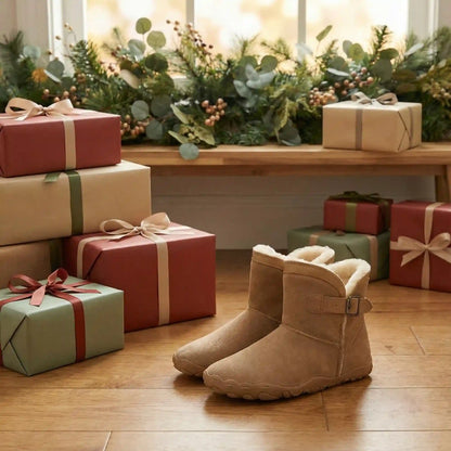 [NOUVEAU] Cozycloud – Chaussures Minimalistes Doublées Fourrure & Ergonomiques pour Femme - Neptune Footwear